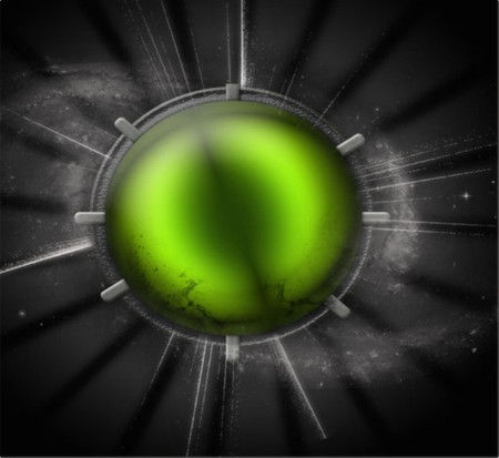 Green Orbital - abstract, green