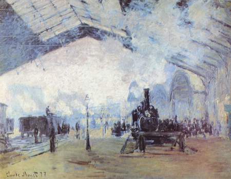 Saint Lazare Train Station by Monet