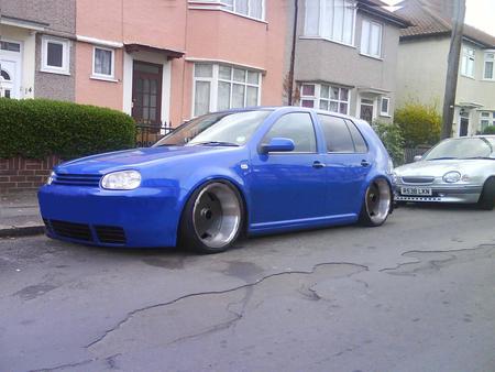 Audi mk4 - golf, mark4, blue