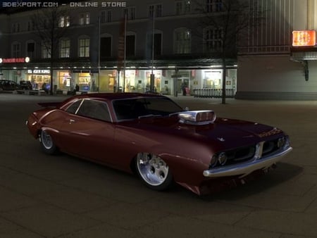 Custom Dodge Drag - 3d, dodge