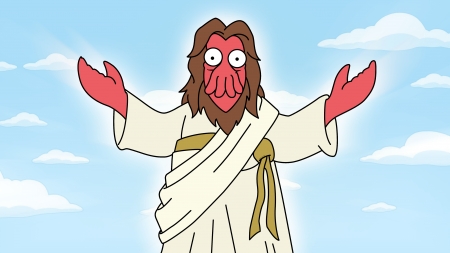 futurama - funny, jesus, cartoon, futurama