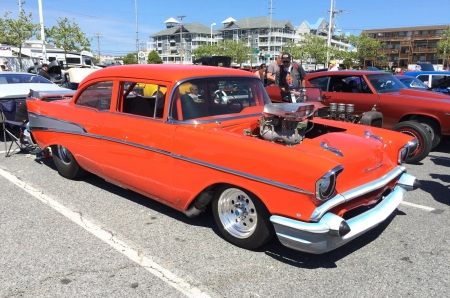 Pro Street 57 Chevy - Red, Blown, Classic, Gm