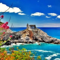 Church of San Pietro on point Porto Venere