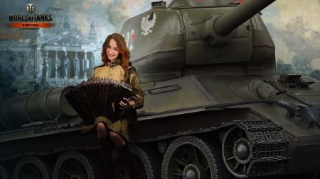 Girls in World of Tanks - tanks, girls, models, girls in world of tanks, wot, world