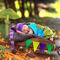 Lovely Little Baby Sleeping Pose