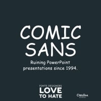 Worst Fonts 3 - Comic Sans