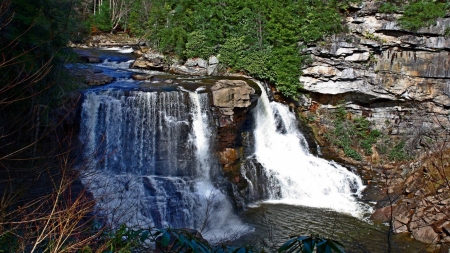 Blackwater Falls State Park - nature, fun, cool, river, waterfall