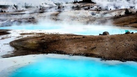 Yellowstone National Park  - scenery, National Park, USA, photography, landscape, photo, wide screen, Yellowstone, Montana, nature