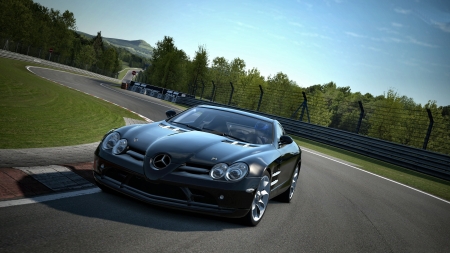 Mercedes SLR GT5 - car, photography, automobile, auto, photo, wide screen