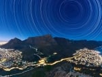 Star Trails above Table Mountain