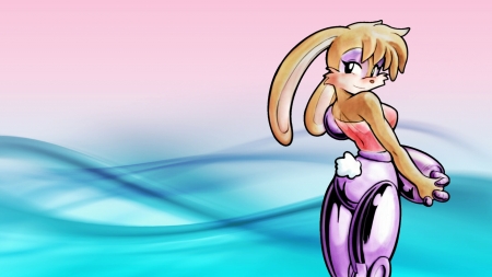 Bunnie Wallpaper - sega, woman, girl, furry, tv series, bunny, cyborg, sonic the hedgehog, bunnie rabbot, cartoons, sonic satam, archie comics, cute, comic books