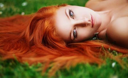 Redhead Beauty - girls, beauty, woman, women, redhead, skyphoenixx1, people, girl, angel, female, red hair, model, ginger, red