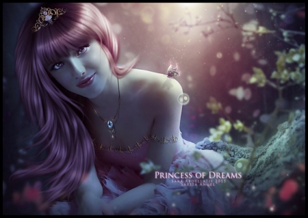 Princess Of Dreams - love four seasons, photomanipulation, models, weird things people wear, digital art, art, fantasy, lady, creative pre-made, princess, woman