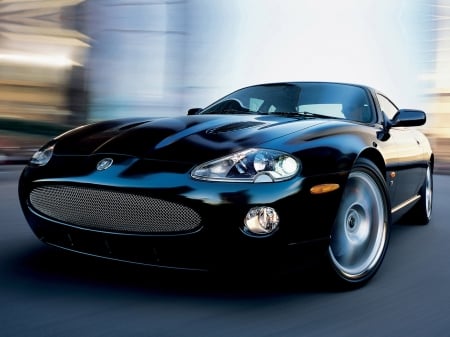 jaguar xkr coupe - british, coupe, black, jaguar