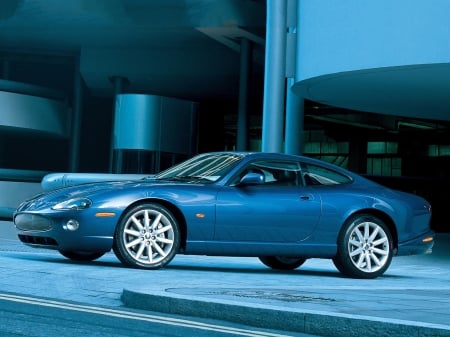 xkr jaguar coupe - british, building, coupe, jaguar