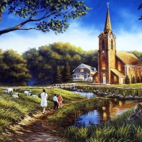 Church at Summer