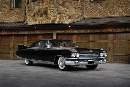 1959 Cadillac Eldorado Biarritz  Conv - GM, Whitewalls, Black, Classic