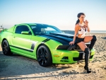 Hot Mustang Chick