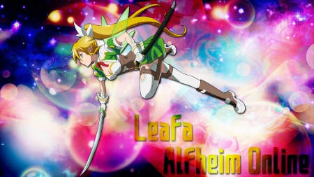 Leafa/Alfheim Online - suguha kirigaya, sword art online, anime, leafa, sao