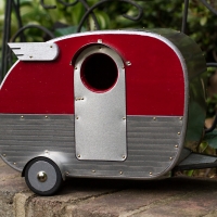 *Vintage camper birdhouse*