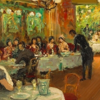 Claudine at Maxim's in Paris by Marcel Dyf