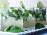 Cocktail with mint