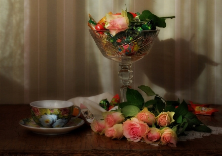 Still Life - flowers, photography, roses, abstract