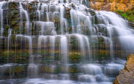 Albion Falls. Ontario, Canada - canada, nature, waterfall, rocks