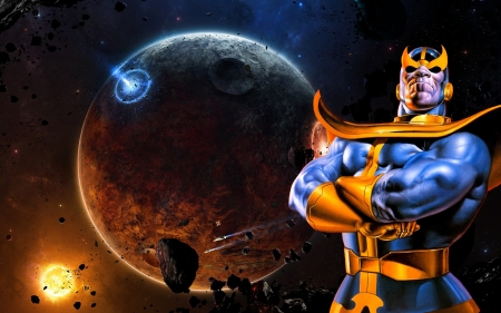 Thanos - villains, comics, thanos, superheroes, marvel