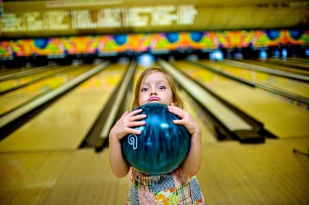 little girl - bonny, childhood, blonde, bowling, adorable, desktopnexus, photography, standing, child, pink, comely, kid, blue, fair, people, lovely, pure, cute, beautiful, girl, eyes, belle, white, little, dainty, face, pretty, baby, beauty, sweet, play, sightly, nice, hall