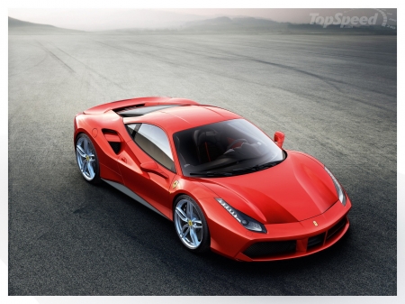 2015-Ferrari-488 - 2015, ferrari, red, sports car