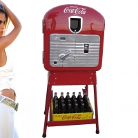 supermodel and Coca - Cola
