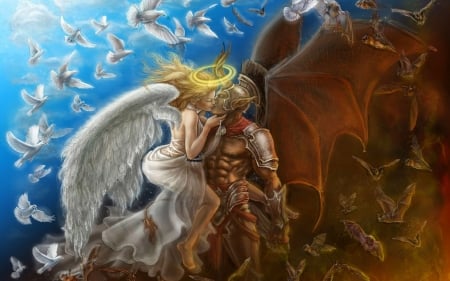 Light & Dark - Fantasy, Love, Angel, Demon