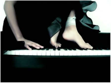 Melody For You ~â™¥ - keys, music, piano, lady