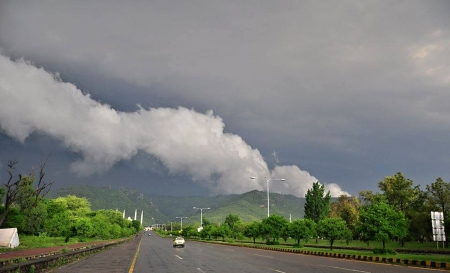 Layers of clouds - cloud, beautiful, street, nature