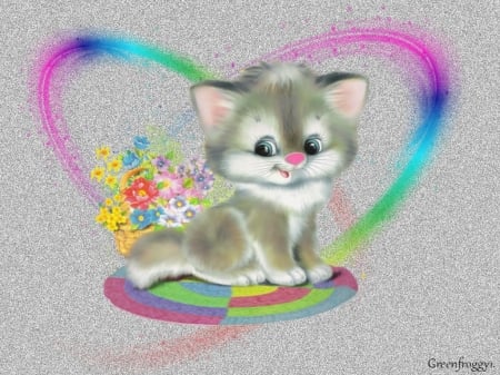 SWEET KITTY - creation, sweet, art, kitty