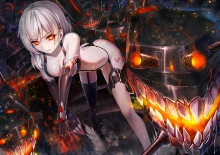 Abyssal Girl - kancolle, abyssal, anime girl, kantai collection