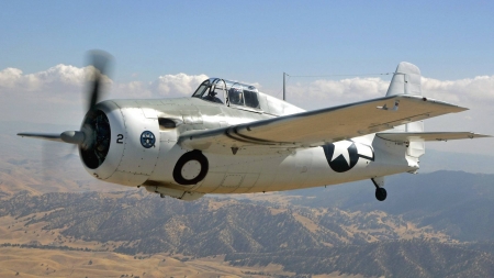 Grumman F4F - aircraft, fun, F4F, military, Grumman, cool