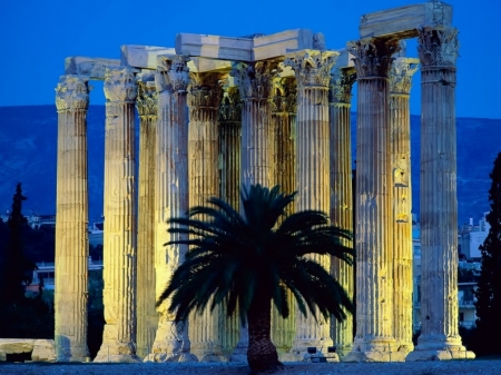 Parthenon - athens, ancient, architecture, temple, greece