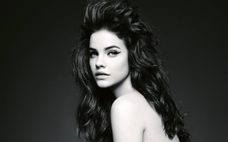 Barbara Palvin - barbara palvin, people, beautiful, hungarian, models, black and white, celebrity