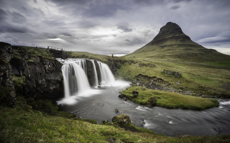 Falls - nature, water, flaas, tree