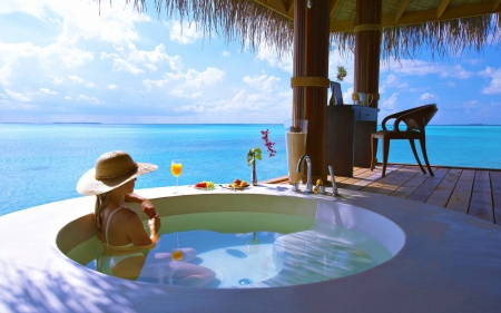 ~ My Kind Of Heaven! ~ - Bue, Tub, Luxurious, Sea