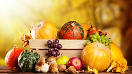 Fruits & Vegetables - veg, autumn, harvest, fruits