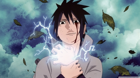 naruto - cloud, leaf, lightning, naruto