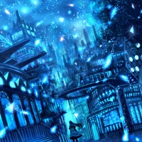 Blue city