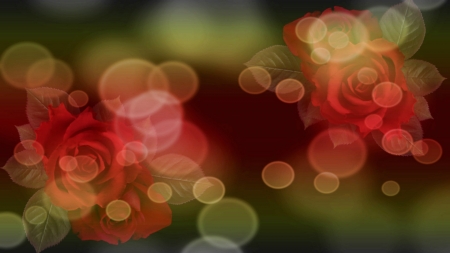 ~*~ Abstract Red Roses ~*~ - colorful, abstract, hd wallpaper, red roses