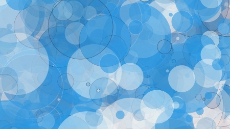 Blue bubbles - bue, abstract, white, bubbles, texture, dot