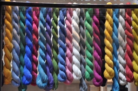 Coloured Wool - widescreen, colours, wool, Phil Brown