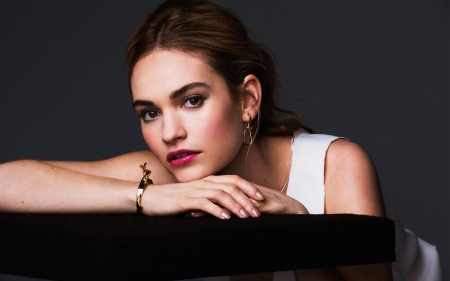 Lily James - beauty, actress, lily, female, james, model