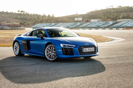 2017-Audi-R8-V10 - Sports Car, Audi, 2017, Blue